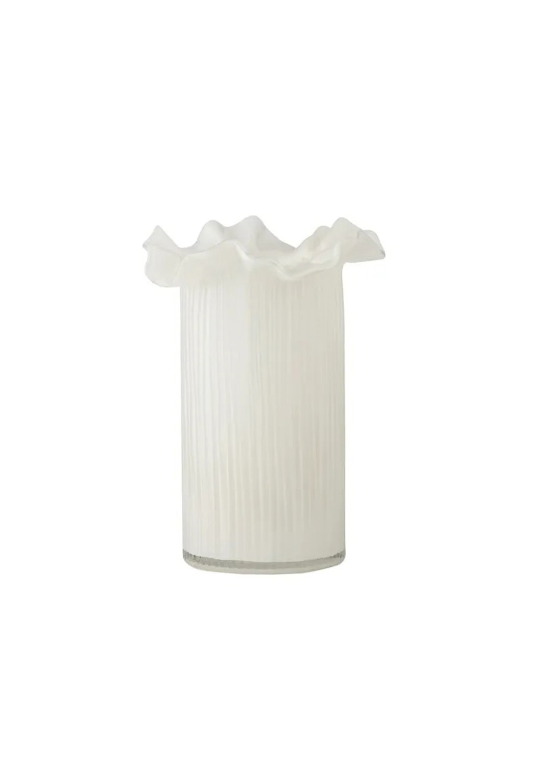 XANTHE GLASS VASE - IVORY