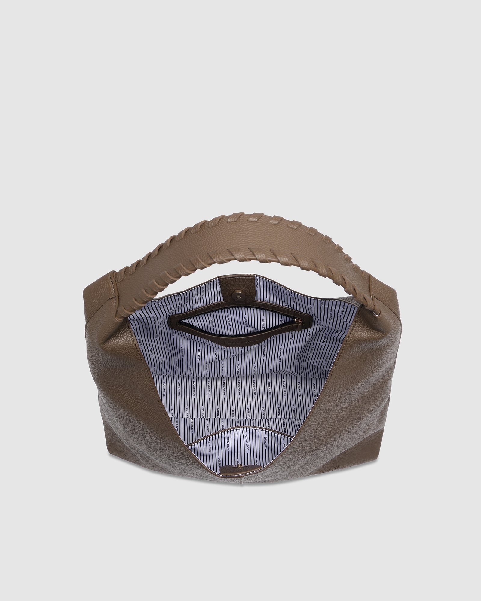 LOUENHIDE AVERY SHOULDER BAG - MOCHA