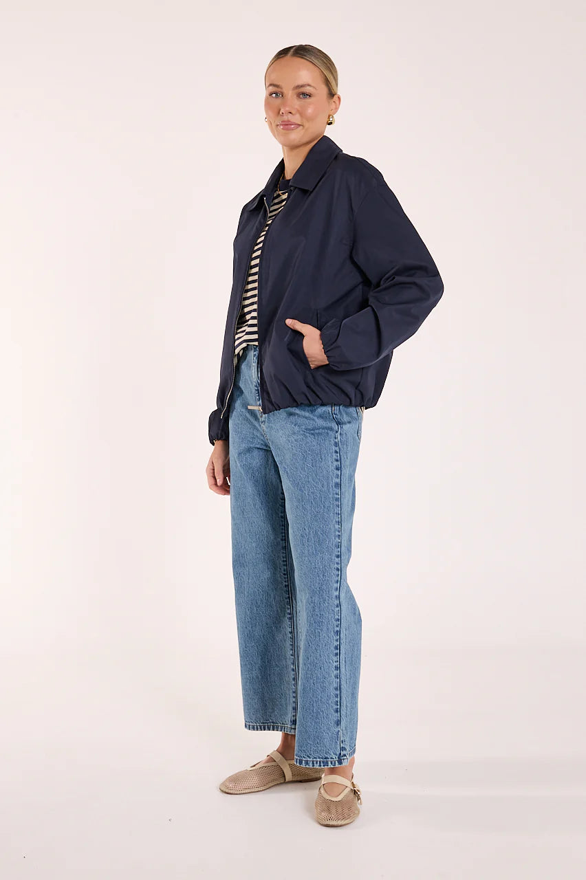FEATHER + NOISE DALTON JACKET - NAVY