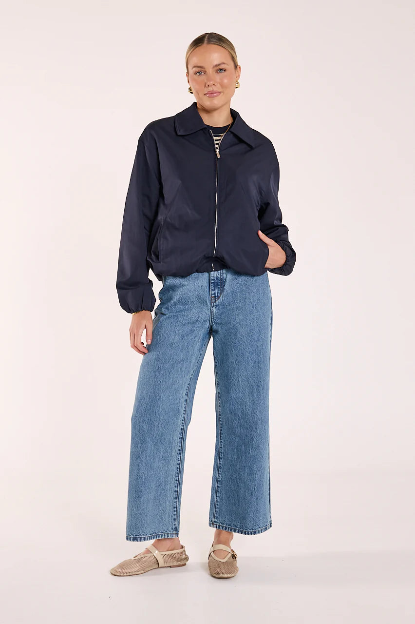 FEATHER + NOISE DALTON JACKET - NAVY
