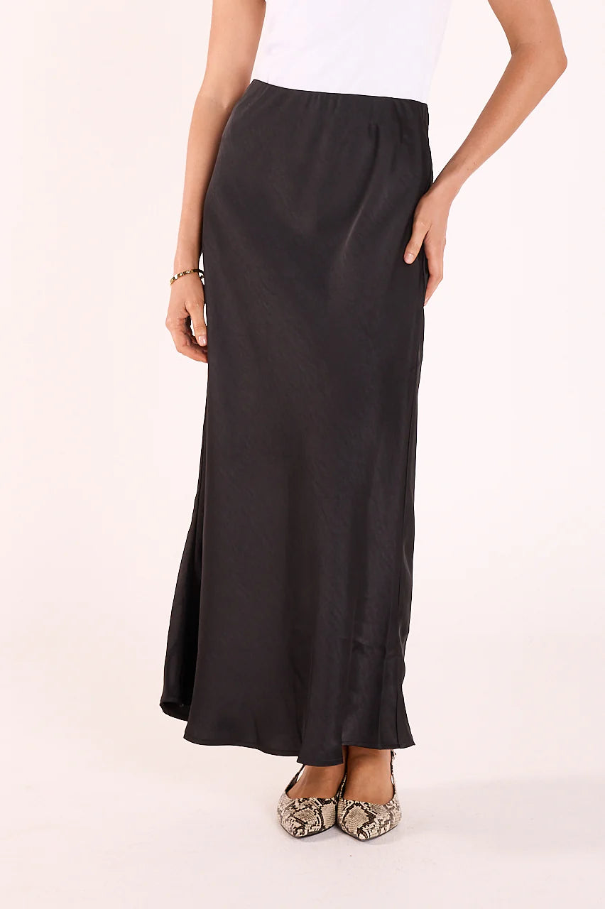 FEATHER + NOISE LENNON SKIRT - BLACK