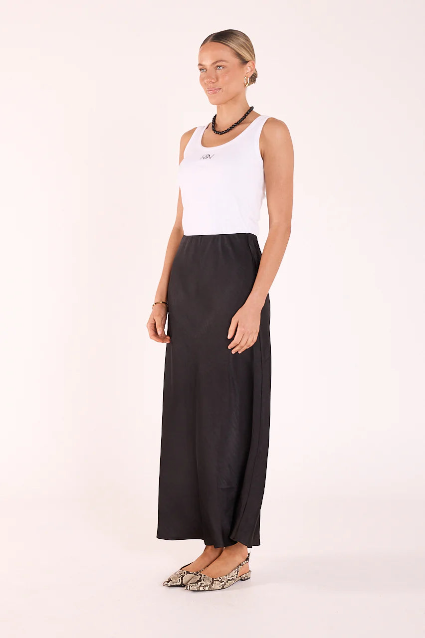 FEATHER + NOISE LENNON SKIRT - BLACK