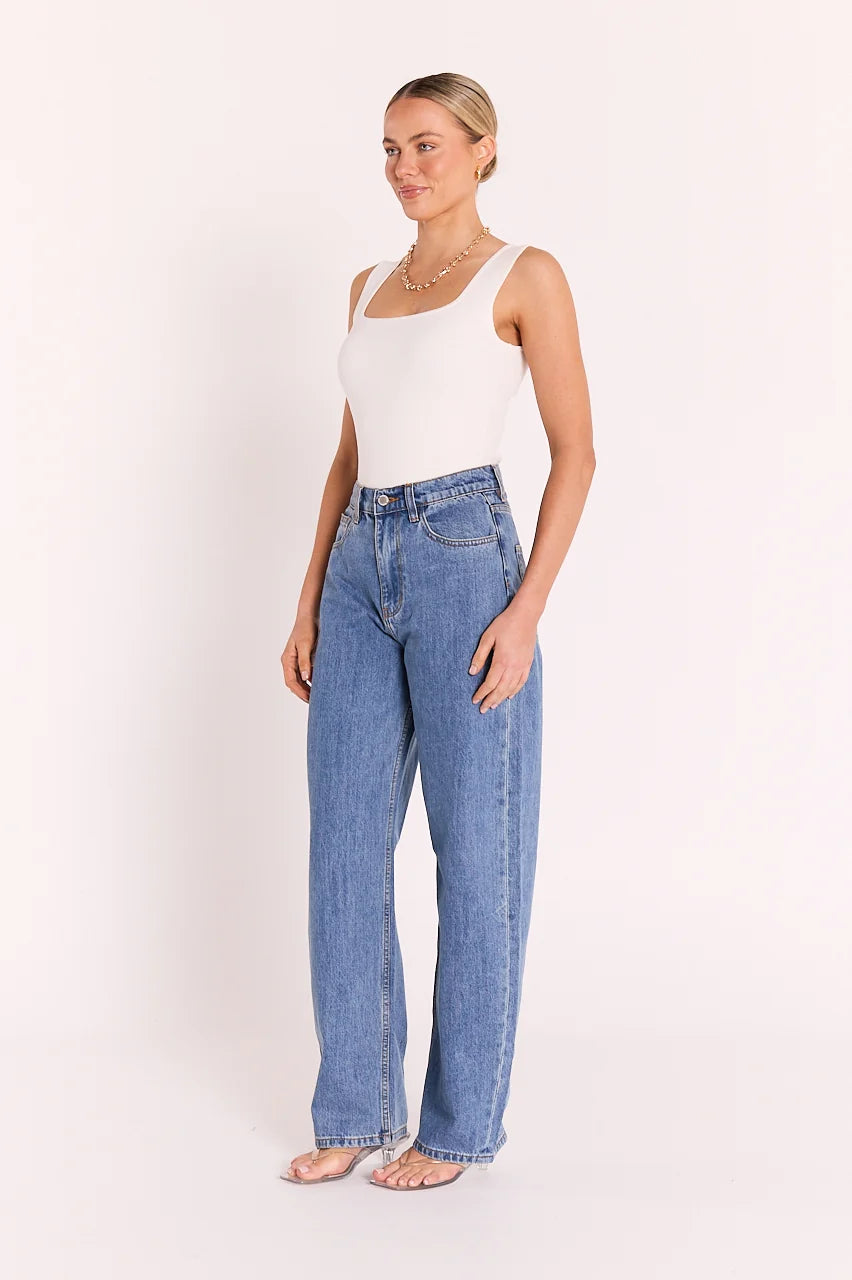 FEATHER + NOISE MILLIE TANK - CREAM