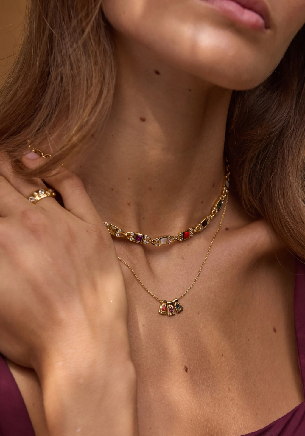 TONI MAY SERAPHINE NECKLACE - GOLD
