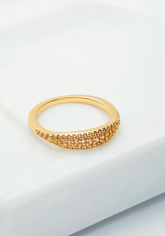 Load image into Gallery viewer, ZAFINO CLAUDIA RING - GOLD