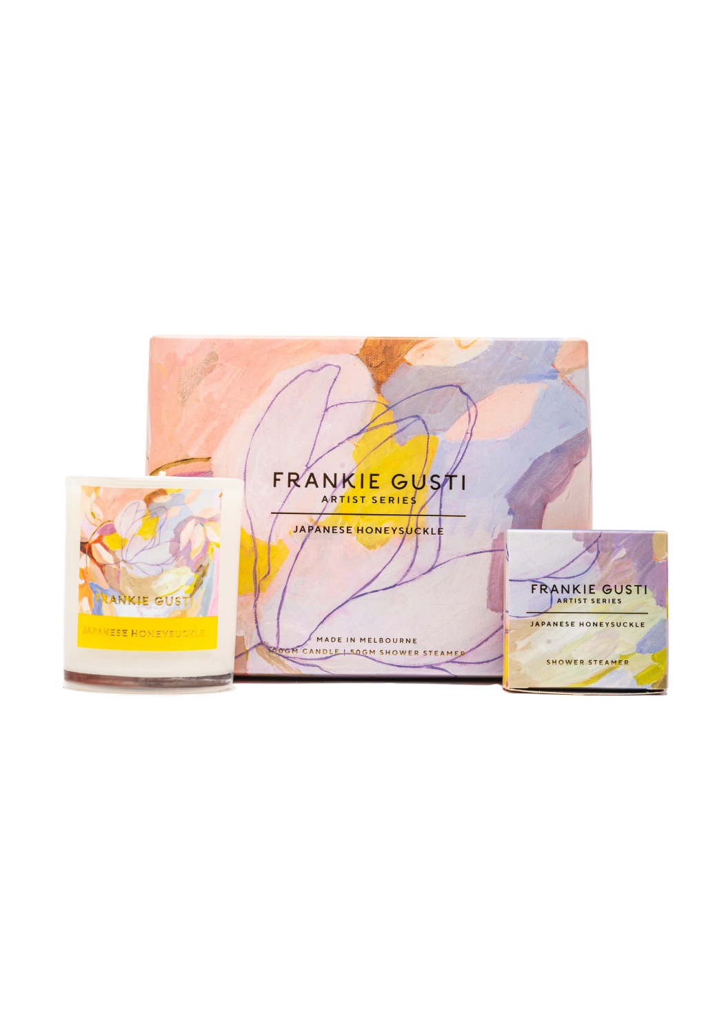 FRANKIE GUSTI CANDLE + STEAMER DUO  - JAPANESE HONEYSUCKLE