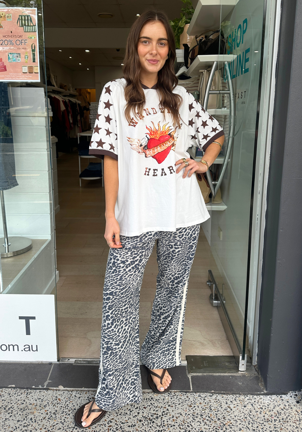 KIMMI RELAXED PANTS - LEOPARD