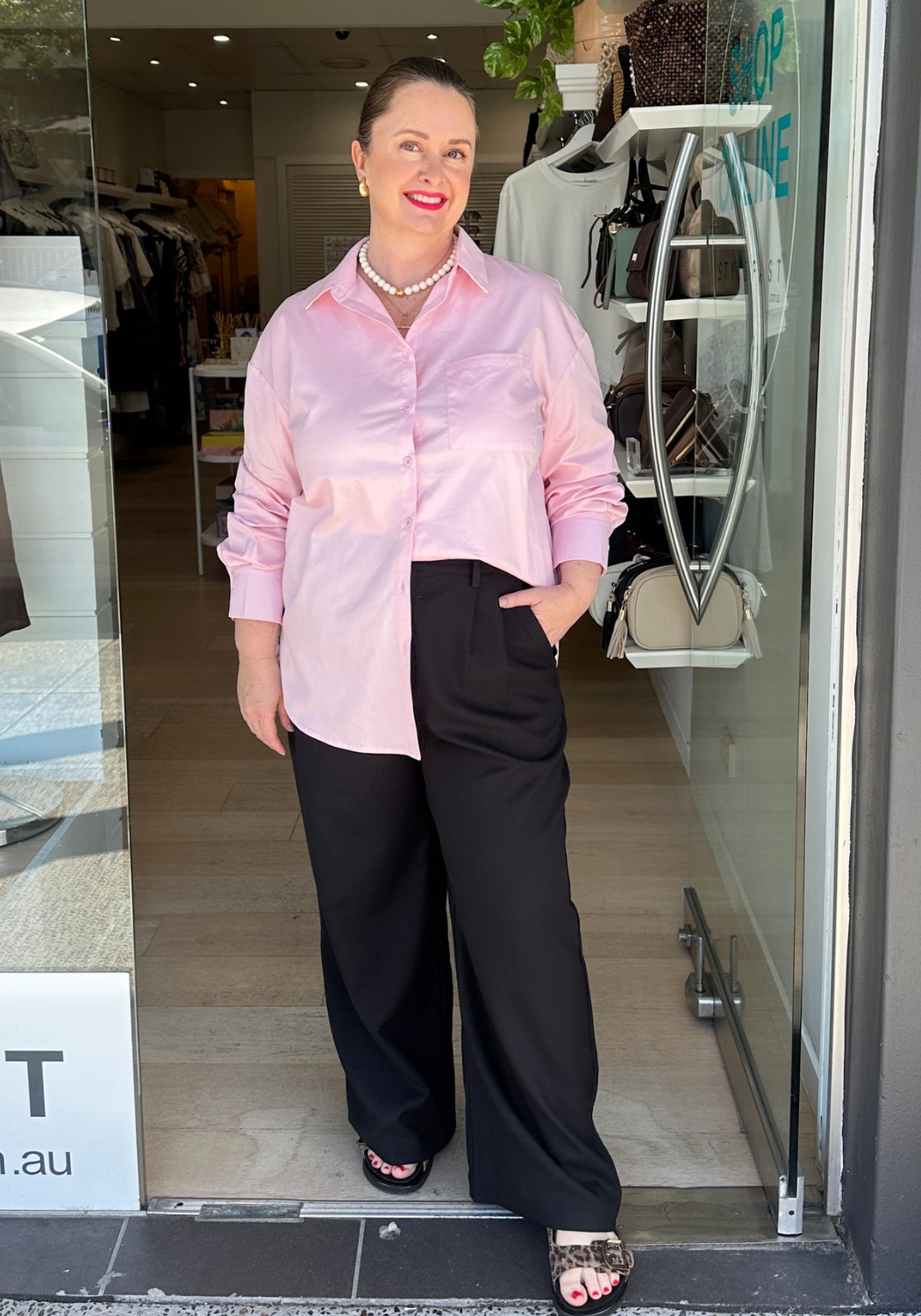 FEATHER + NOISE CARMEN CROPPED PANT - BLACK