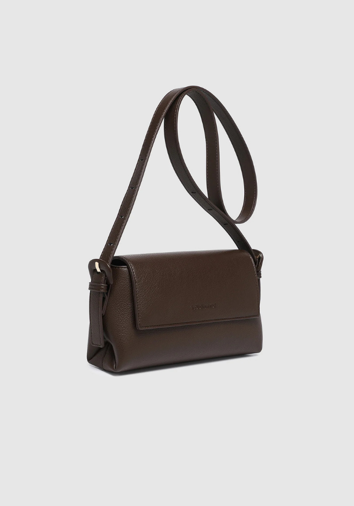 LOUENHIDE SOPHIA CROSSBODY BAG - CHOCOLATE