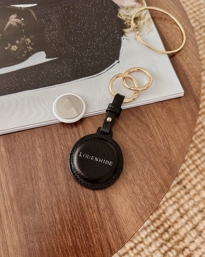 Load image into Gallery viewer, LOUENHIDE OPAL AIRTAG CASE - BLACK