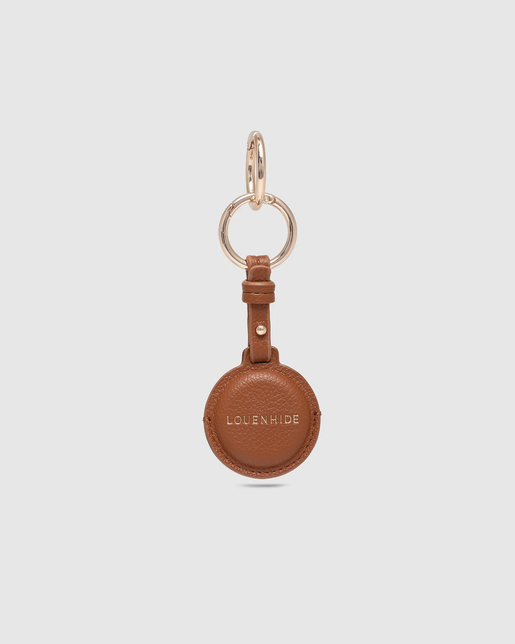 LOUENHIDE OPAL AIRTAG CASE - TAN