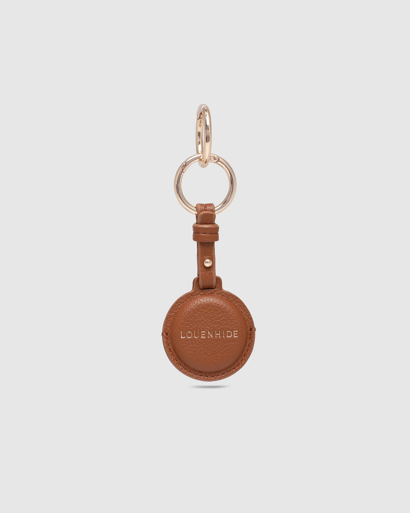 LOUENHIDE OPAL AIRTAG CASE - TAN