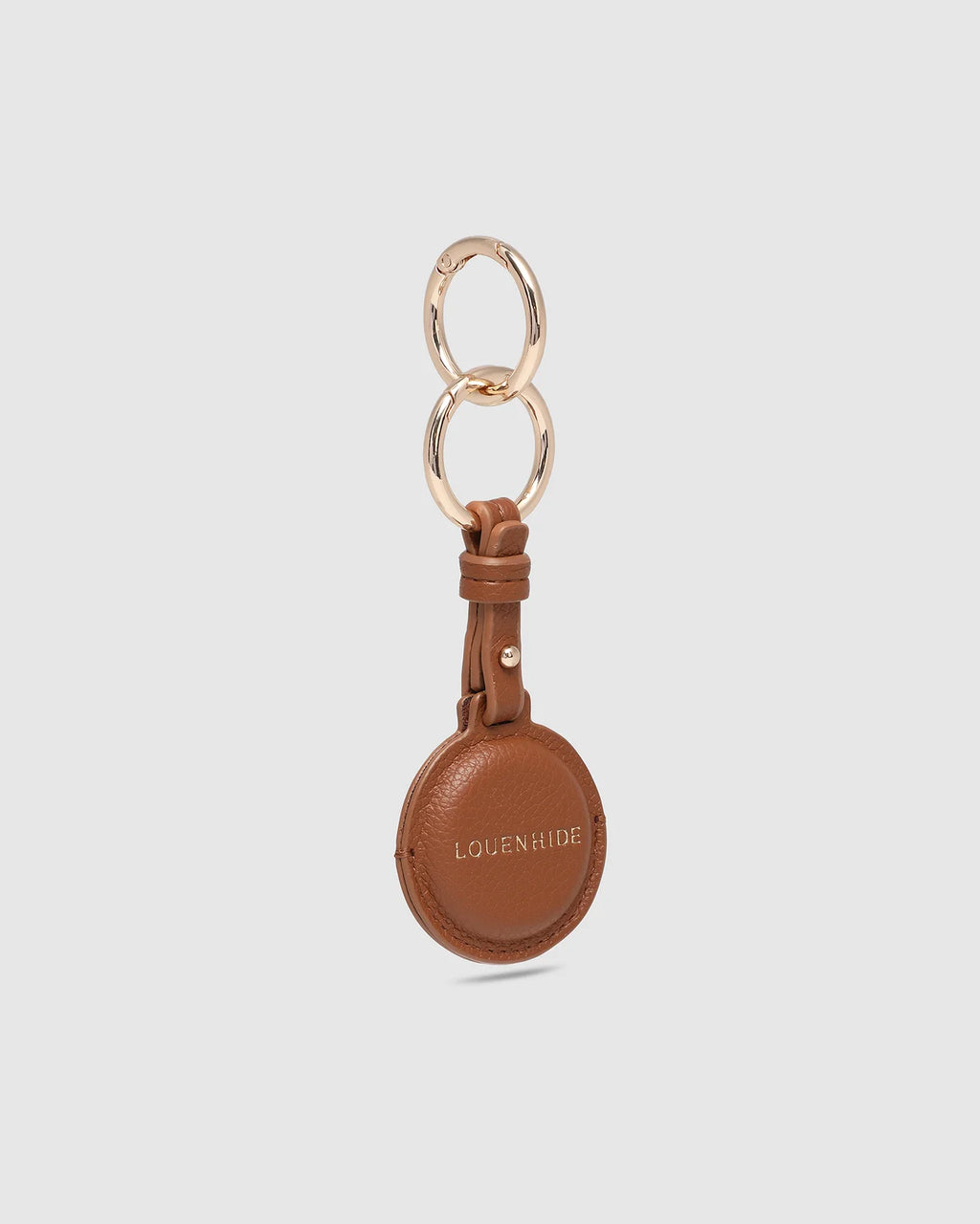 LOUENHIDE OPAL AIRTAG CASE - TAN