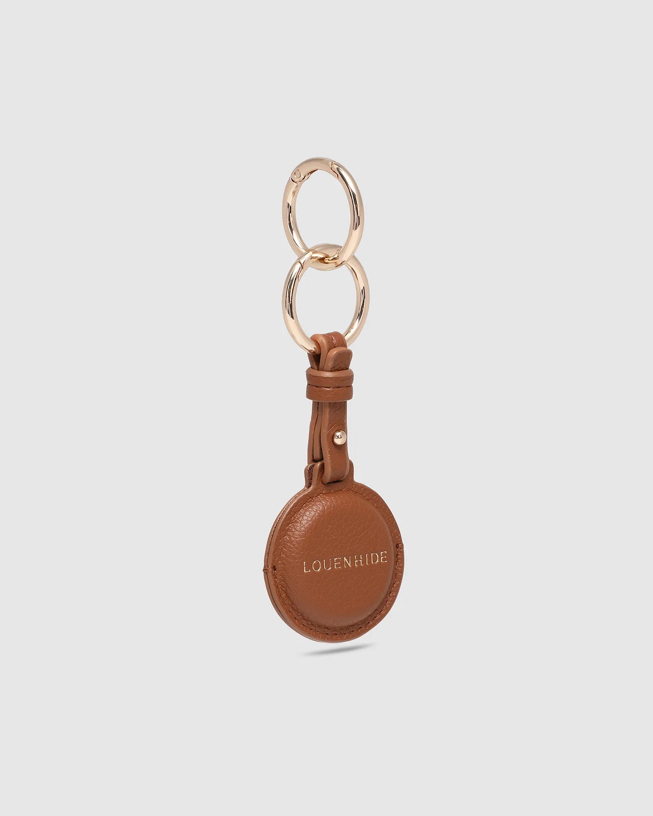 LOUENHIDE OPAL AIRTAG CASE - TAN