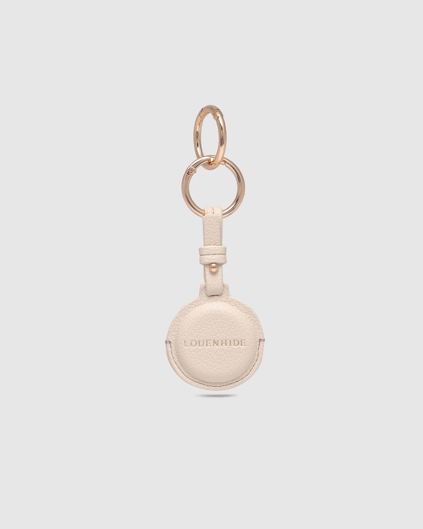 LOUENHIDE OPAL AIRTAG CASE - VANILLA
