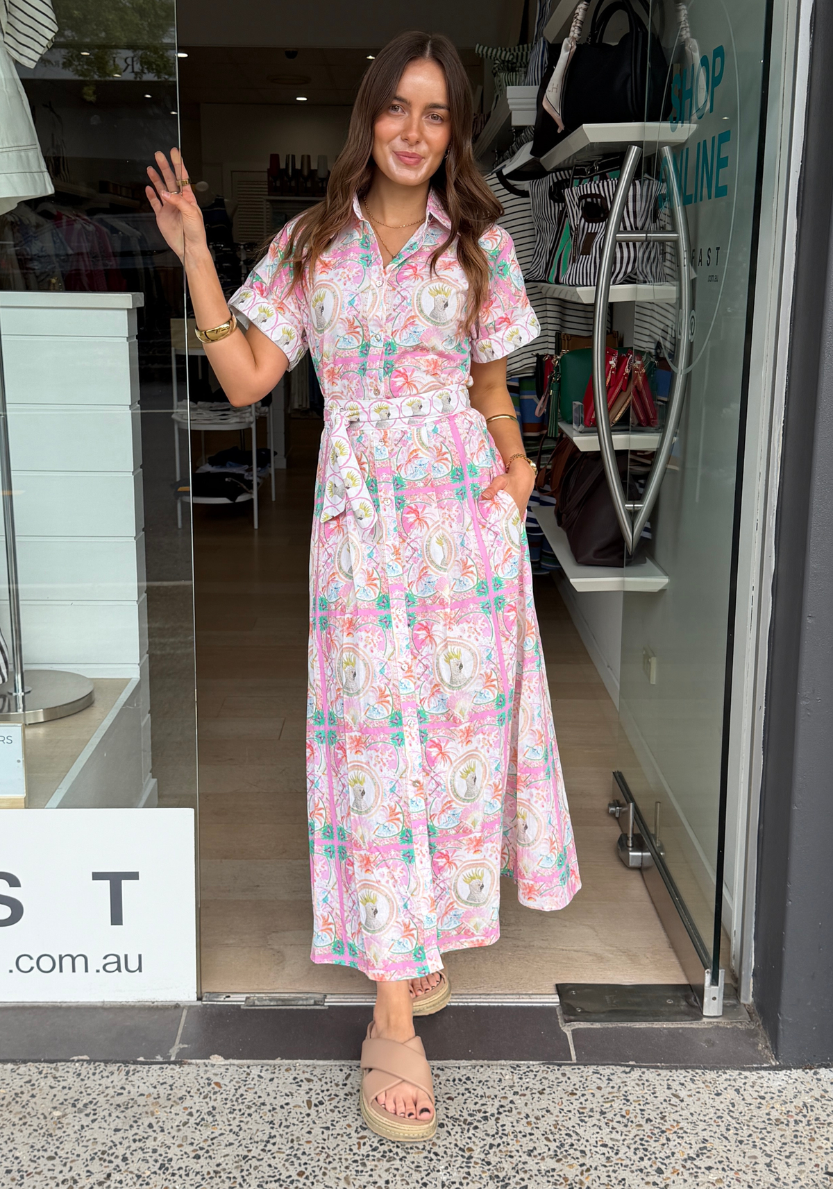 WILLOW MAXI DRESS - PARADISE IS BORN PRINT