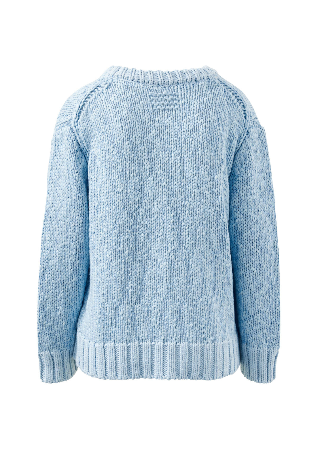 CERES LIFE SAGE CHUNKY KNIT CREW - SKY BLUE