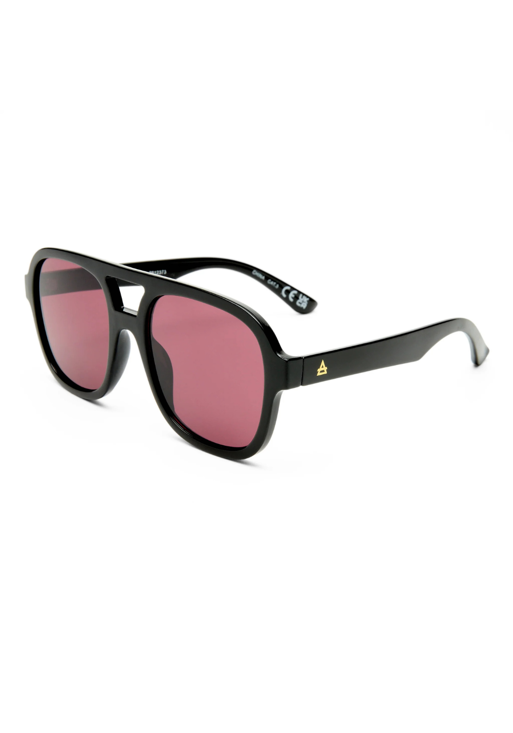 AIRE WIRLPOOL SUNGLASSES - BLACK/RUST TINT