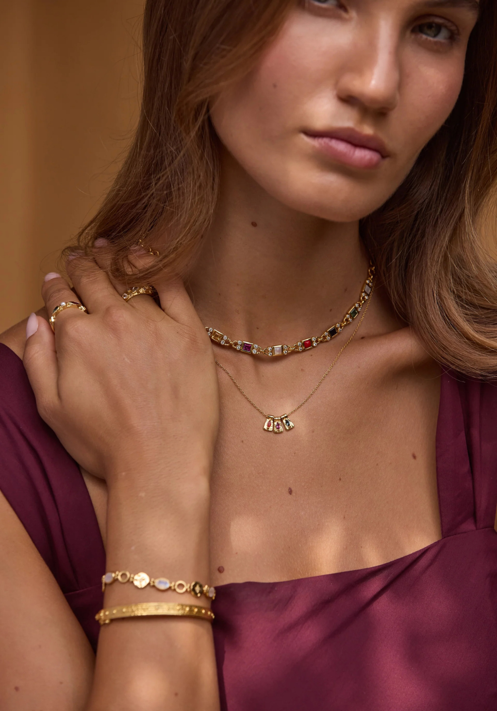 TONI MAY SERAPHINE NECKLACE - GOLD