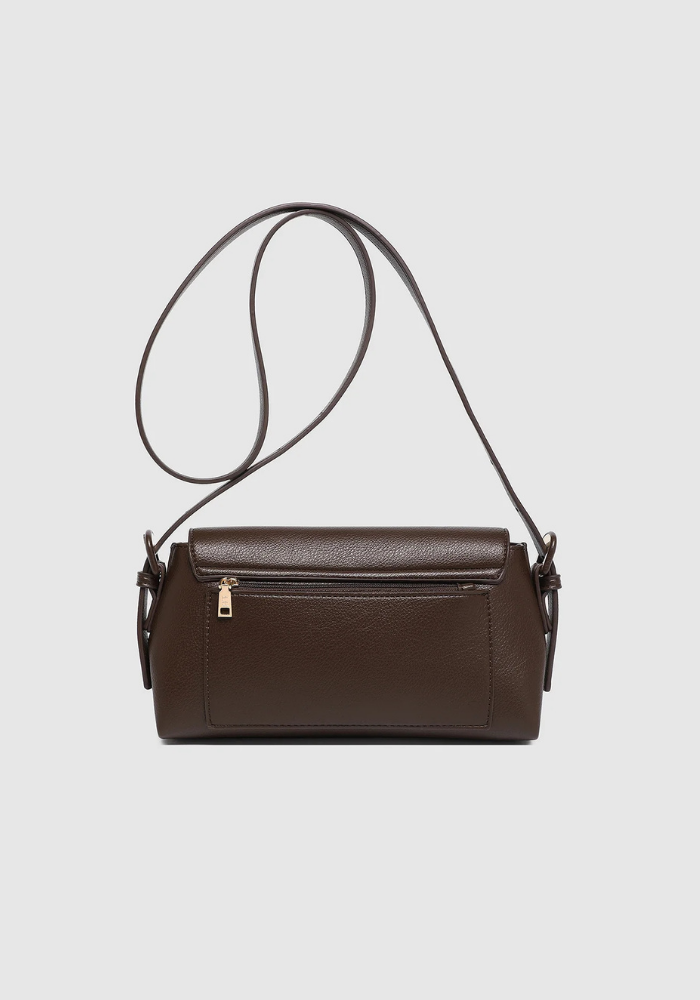 LOUENHIDE SOPHIA CROSSBODY BAG - CHOCOLATE
