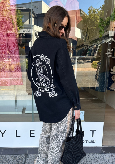 BY FRANKIE LA SIRENA SHACKET - BLACK