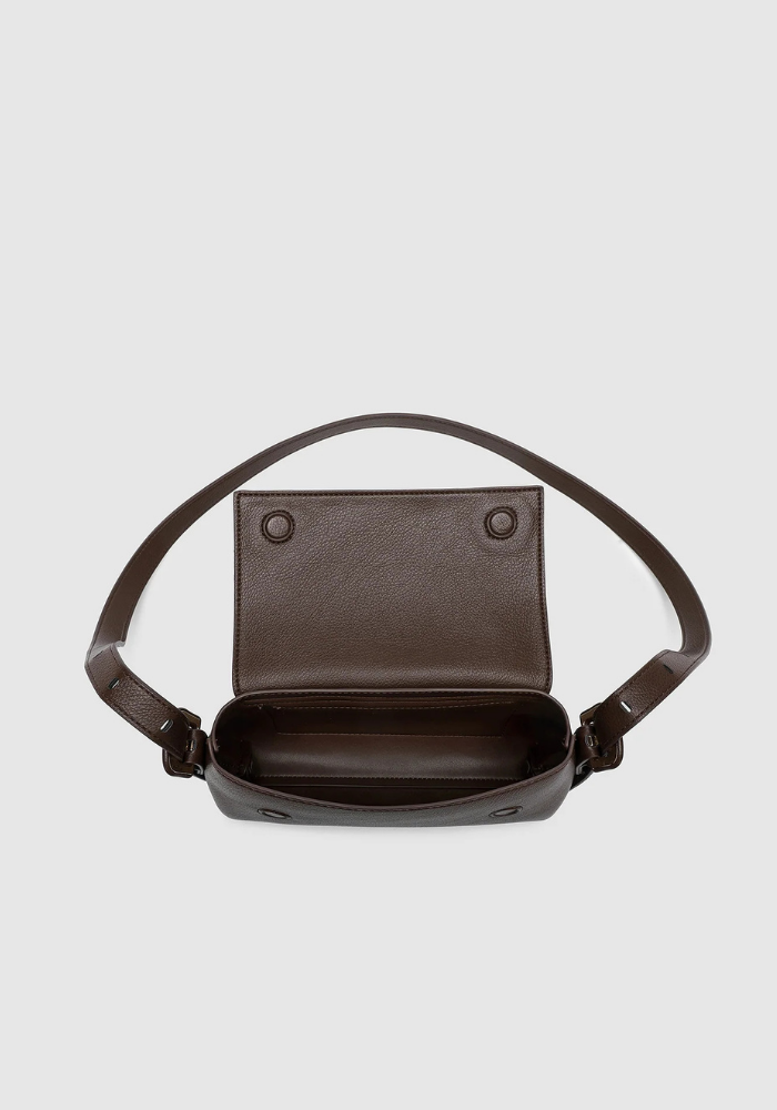 LOUENHIDE SOPHIA CROSSBODY BAG - CHOCOLATE