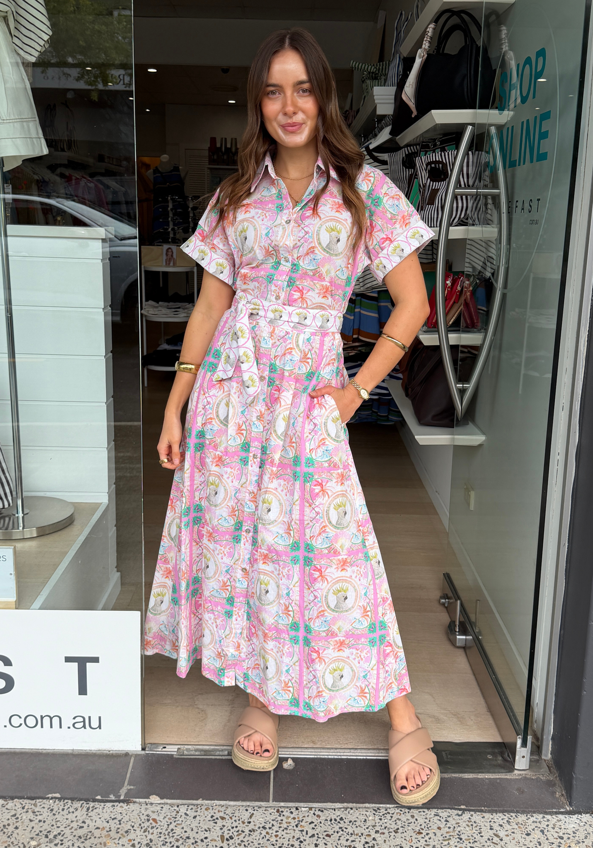 WILLOW MAXI DRESS - PARADISE IS BORN PRINT