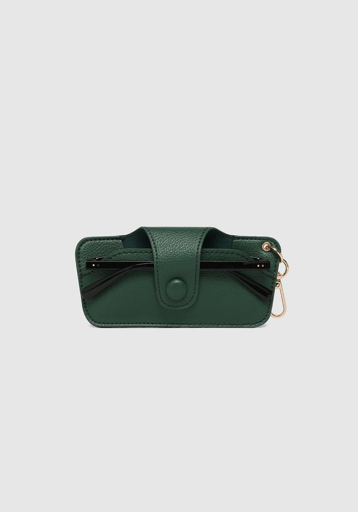 LOUENHIDE SKITTLE SUNGLASS CASE - FOREST GREEN