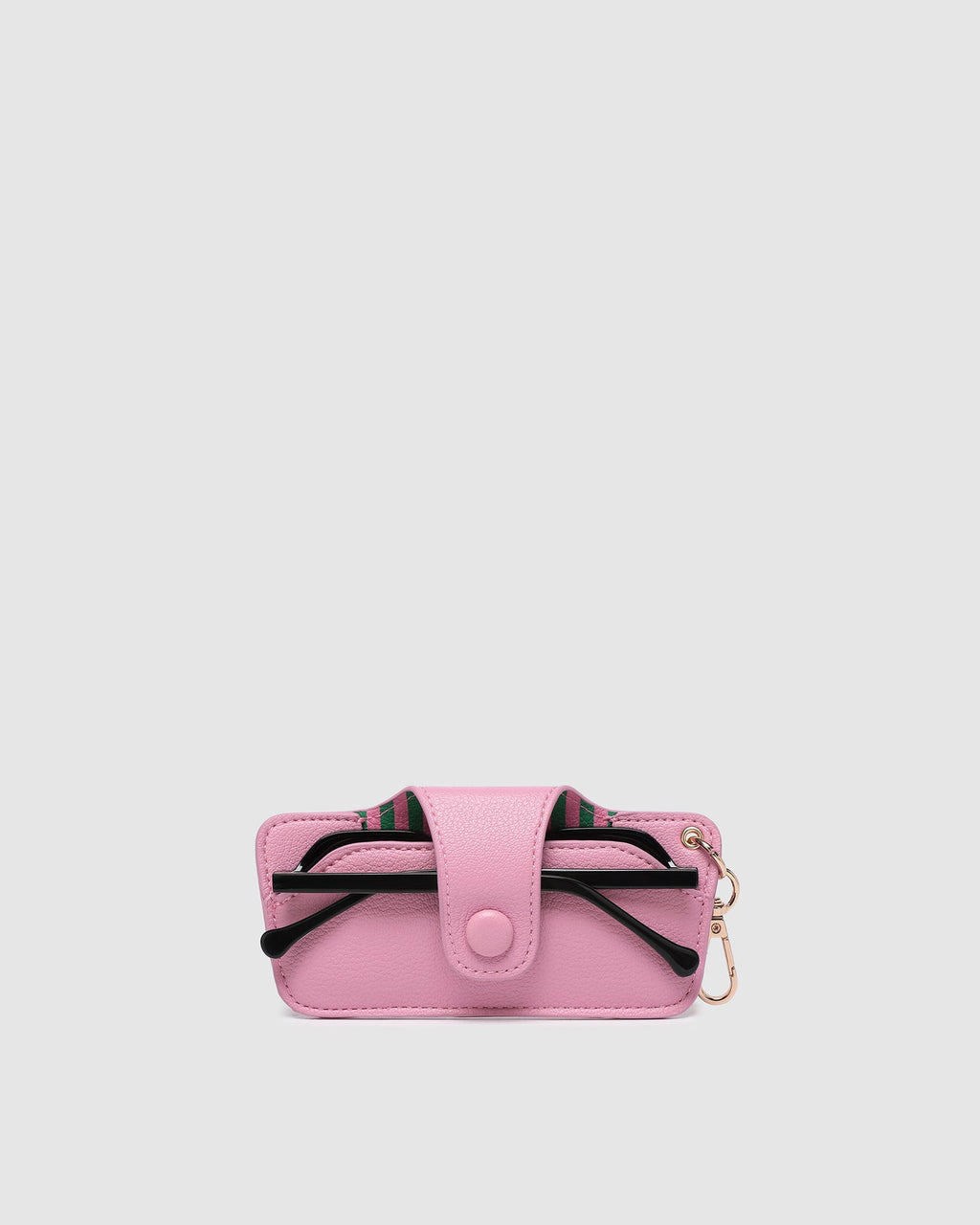 LOUENHIDE SKITTLE SUNGLASS CASE - BUBBLEGUM/GREEN STRIPE