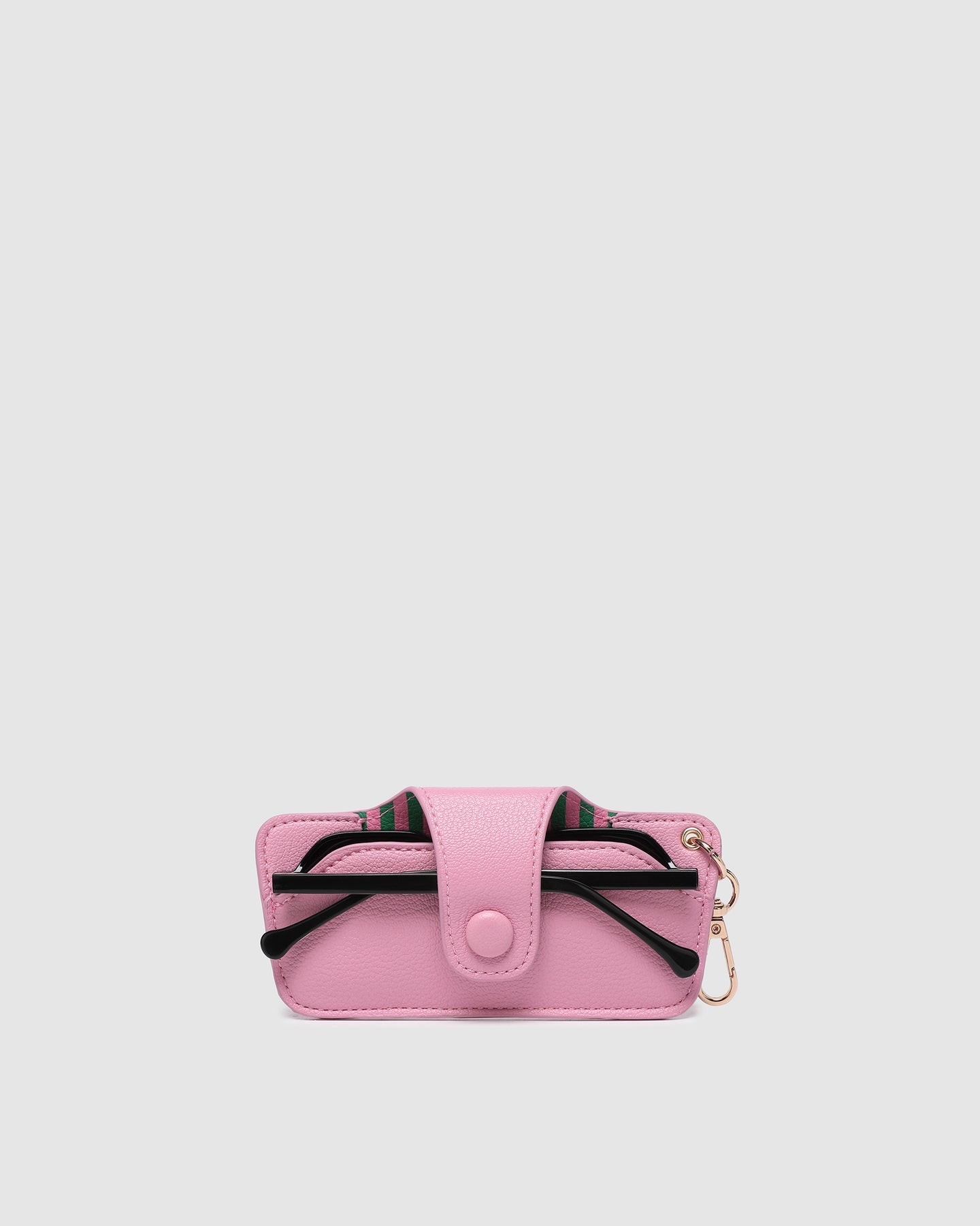 LOUENHIDE SKITTLE SUNGLASS CASE - BUBBLEGUM/GREEN STRIPE
