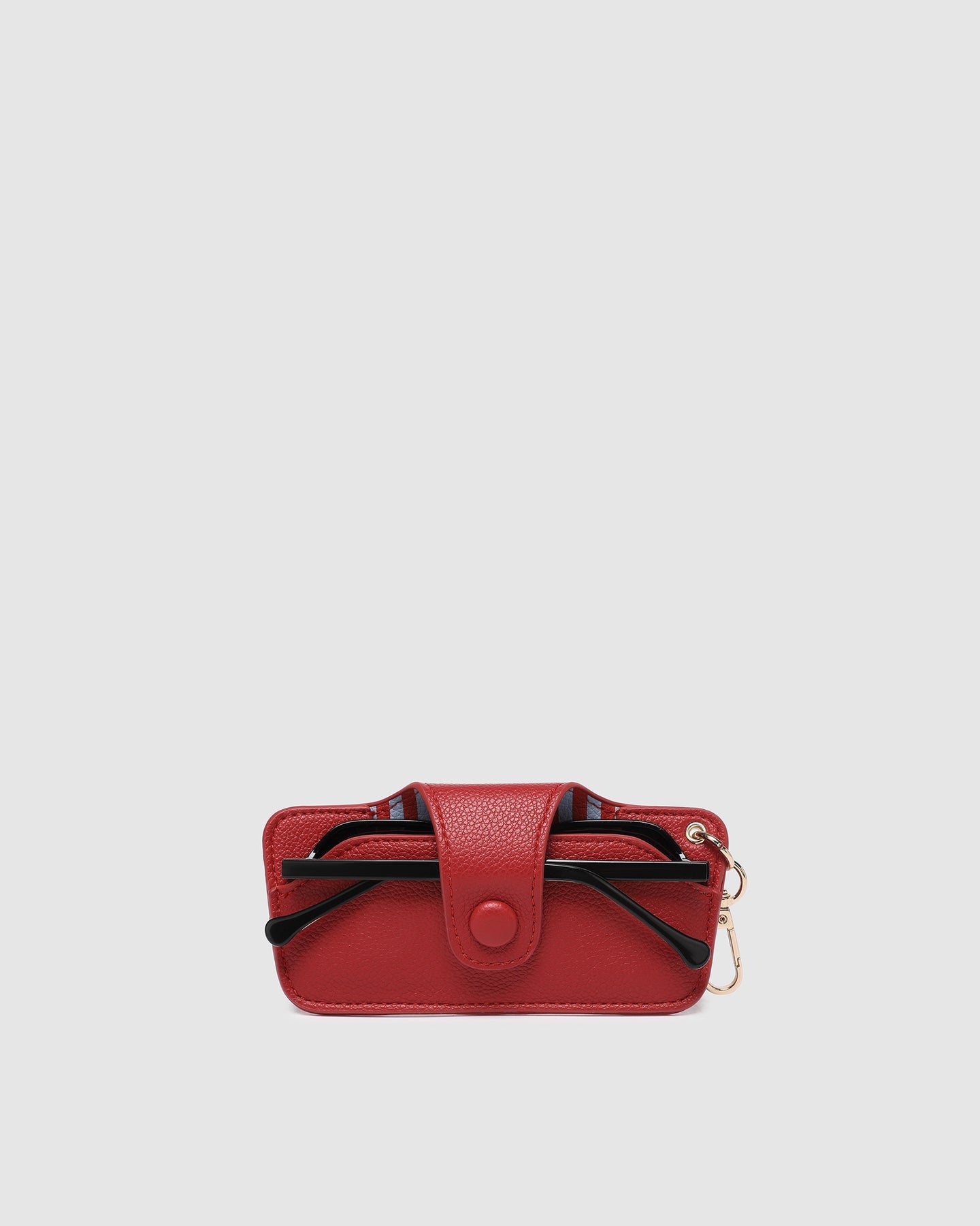 LOUENHIDE SKITTLE SUNGLASS CASE - RED/SKY BLUE