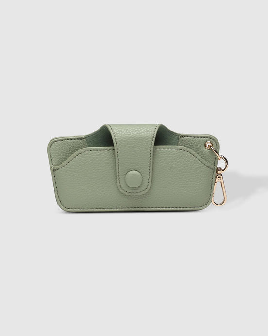 LOUENHIDE SKITTLE SUNGLASS CASE - SAGE GREEN