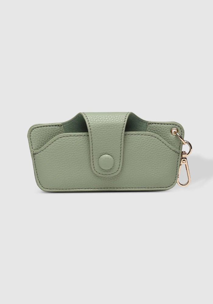 LOUENHIDE SKITTLE SUNGLASS CASE - SAGE GREEN