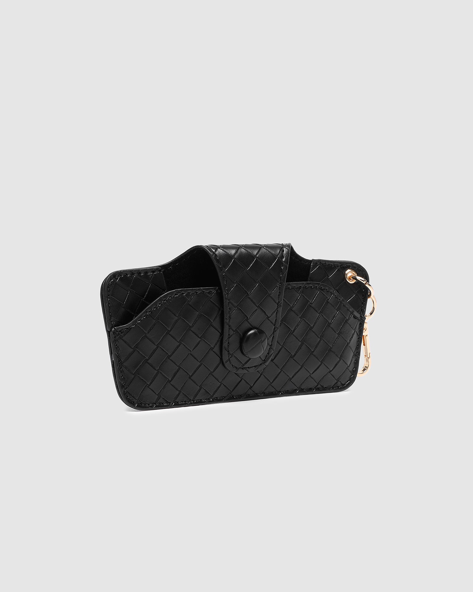 LOUENHIDE SKITTLE SUNGLASS CASE - WOVEN BLACK