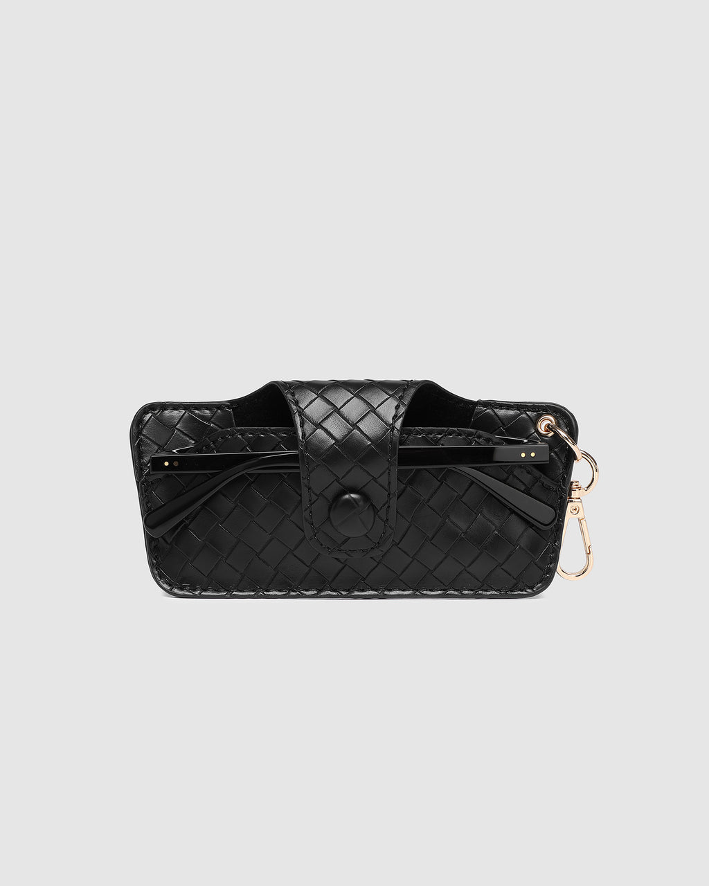LOUENHIDE SKITTLE SUNGLASS CASE - WOVEN BLACK
