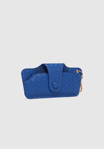 LOUENHIDE SKITTLE SUNGLASS CASE - WOVEN OCEAN BLUE