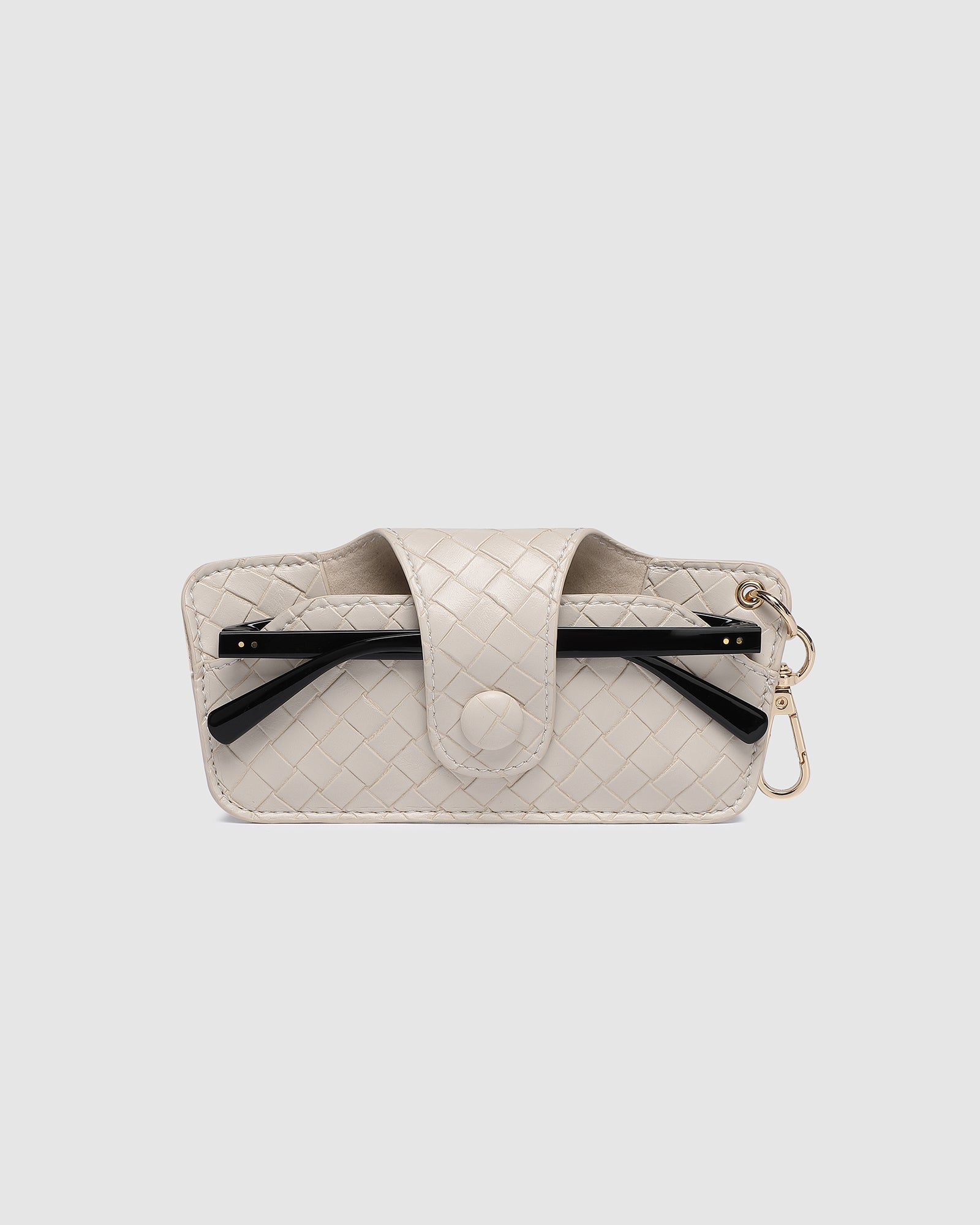 LOUENHIDE SKITTLE SUNGLASS CASE - WOVEN VANILLA