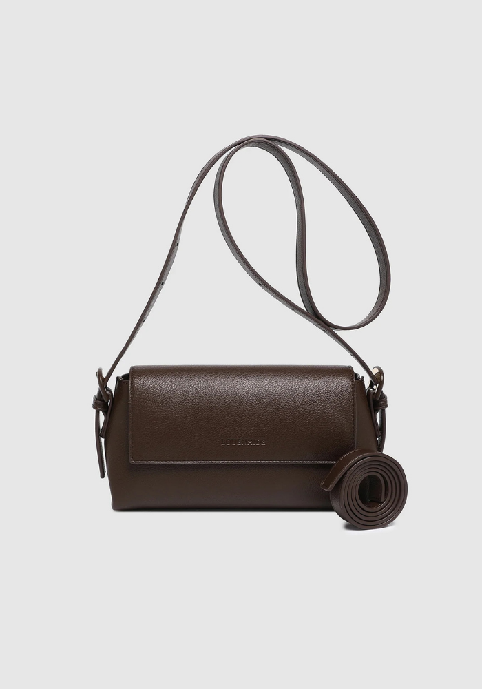 LOUENHIDE SOPHIA CROSSBODY BAG - CHOCOLATE