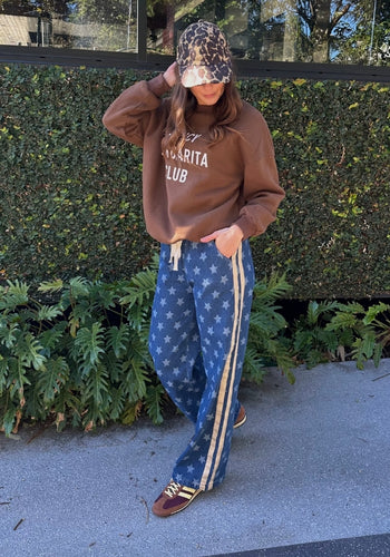 ROMY RACER JOGGERS - DENIM STAR