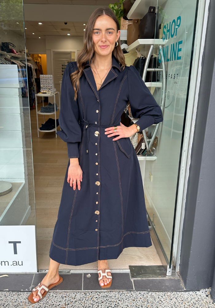 JACKIE MAXI DRESS - NAVY