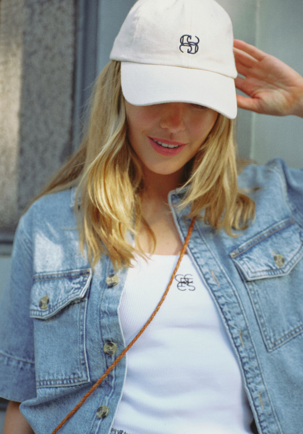 CERES LIFE MONOGRAM CAP - ECRU