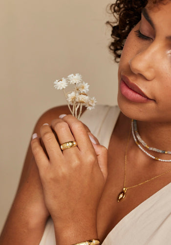 TONI MAY ALINA RING - OPAL/GOLD