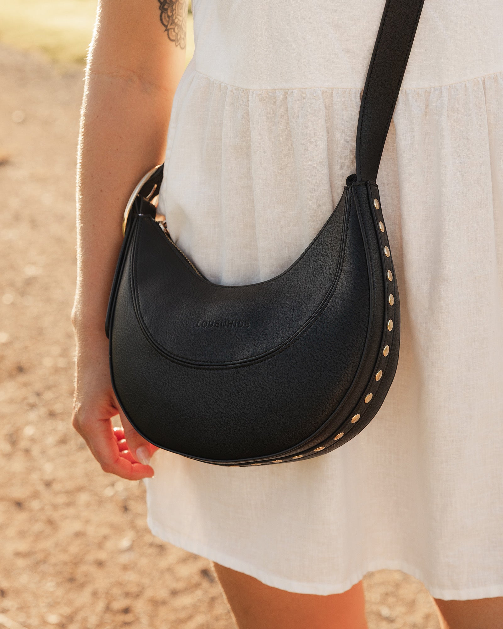 LOUENHIDE LANE CROSSBODY BAG - BLACK
