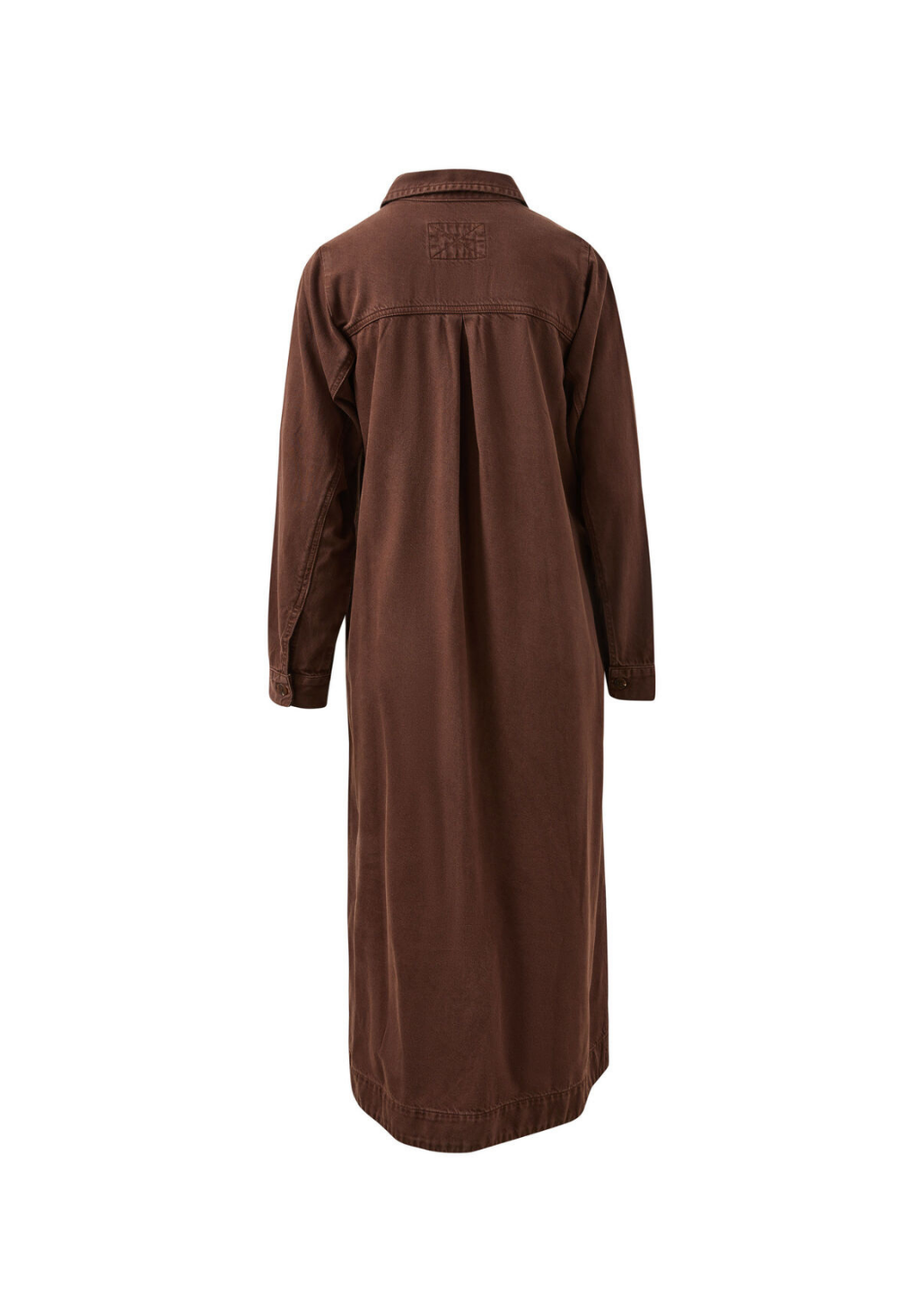 CERES LIFE RAE LONG SLEEVE MIDI DRESS - CHOCOLATE