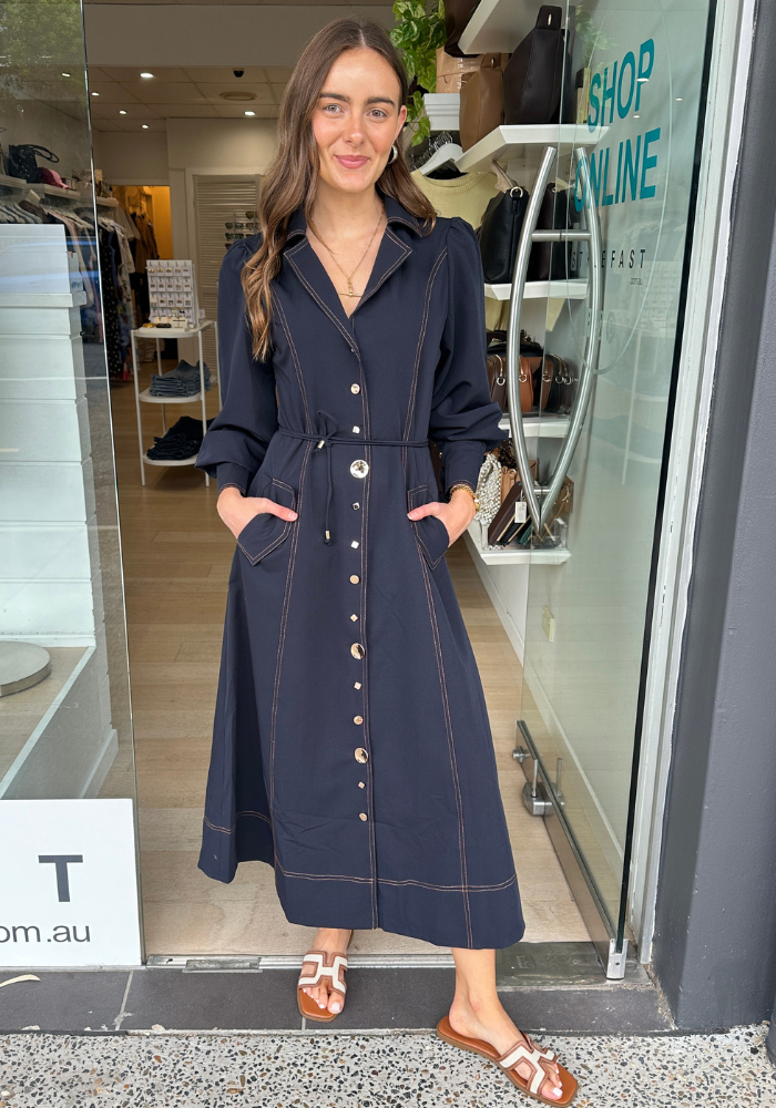 JACKIE MAXI DRESS - NAVY