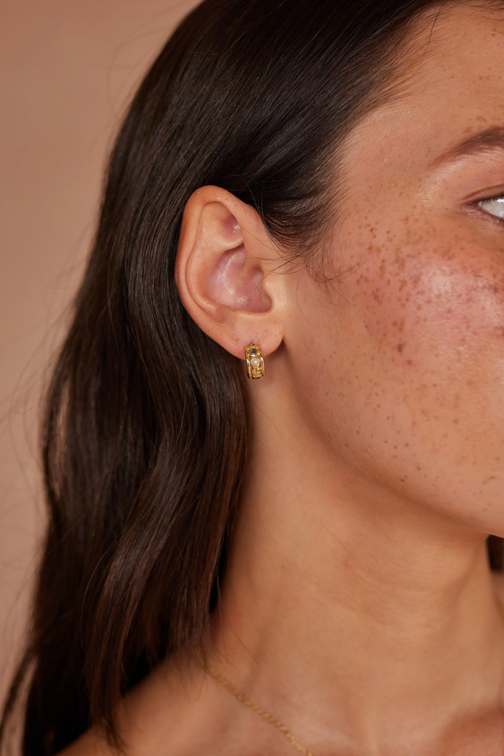 TONI MAY OLYMPIA MULTI HOOPS - GOLD