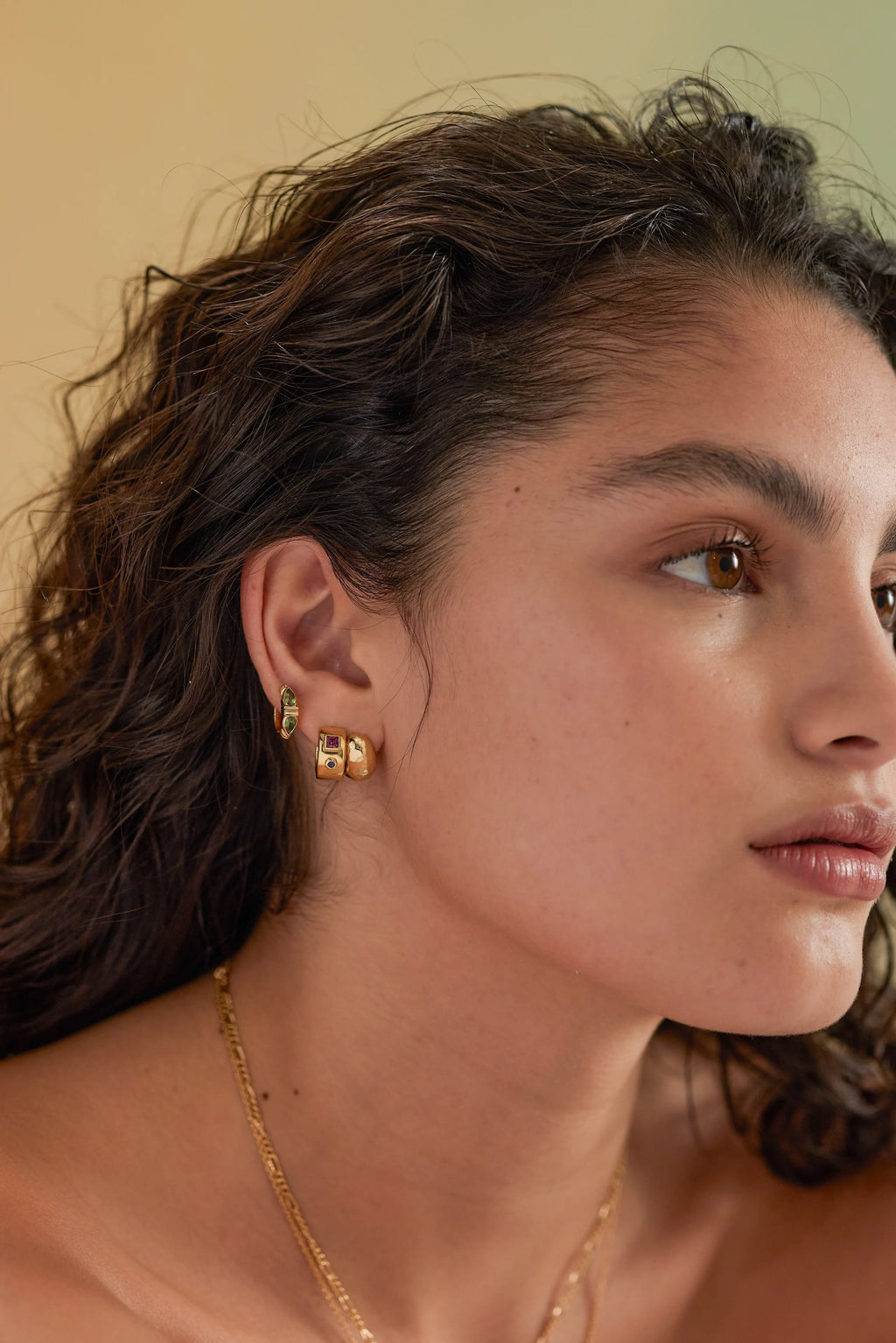 TONI MAY EDEN HUGGIES - APATITE/GOLD