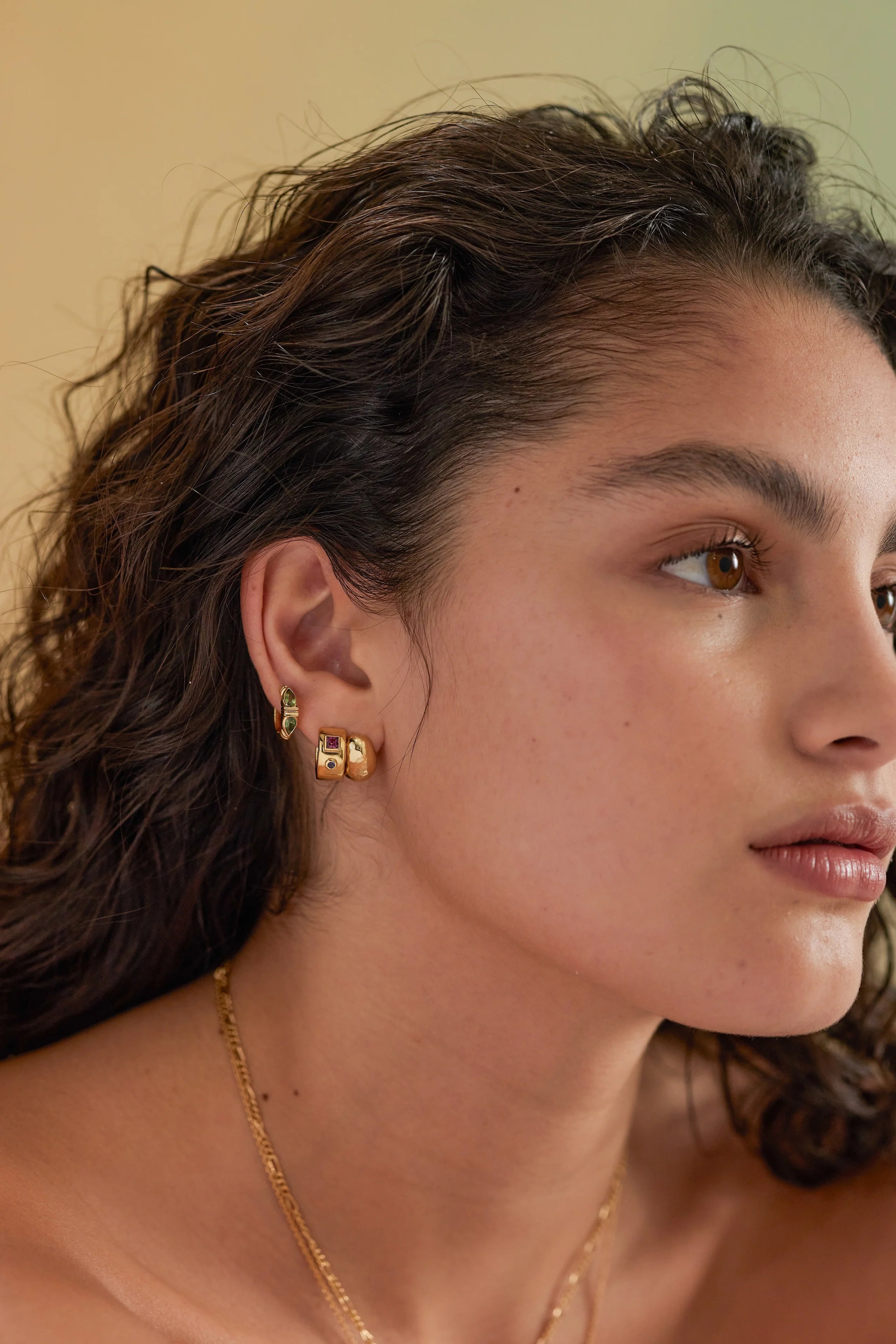 TONI MAY EDEN HUGGIES - APATITE/GOLD