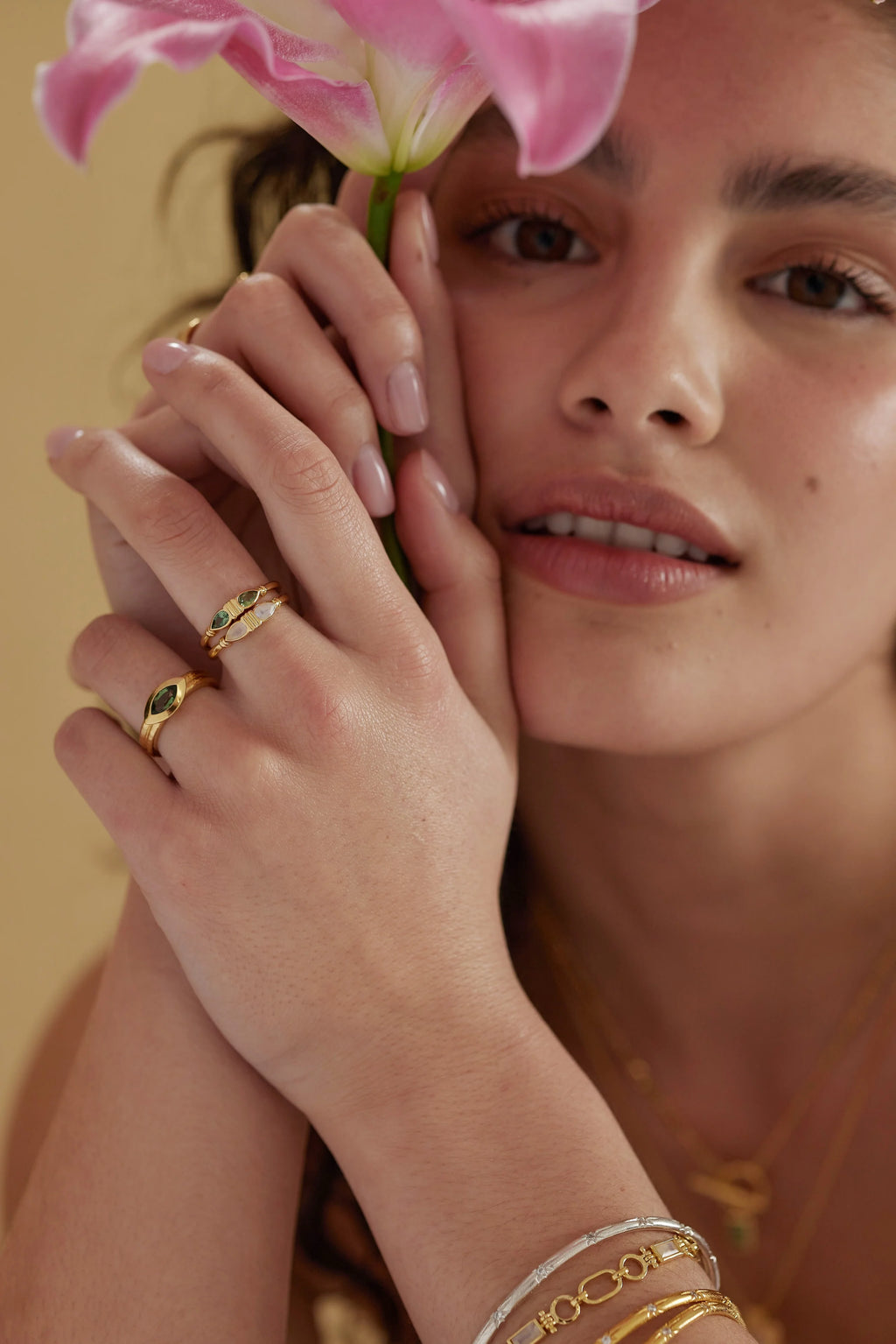 TONI MAY EDEN RING - APATITE/GOLD