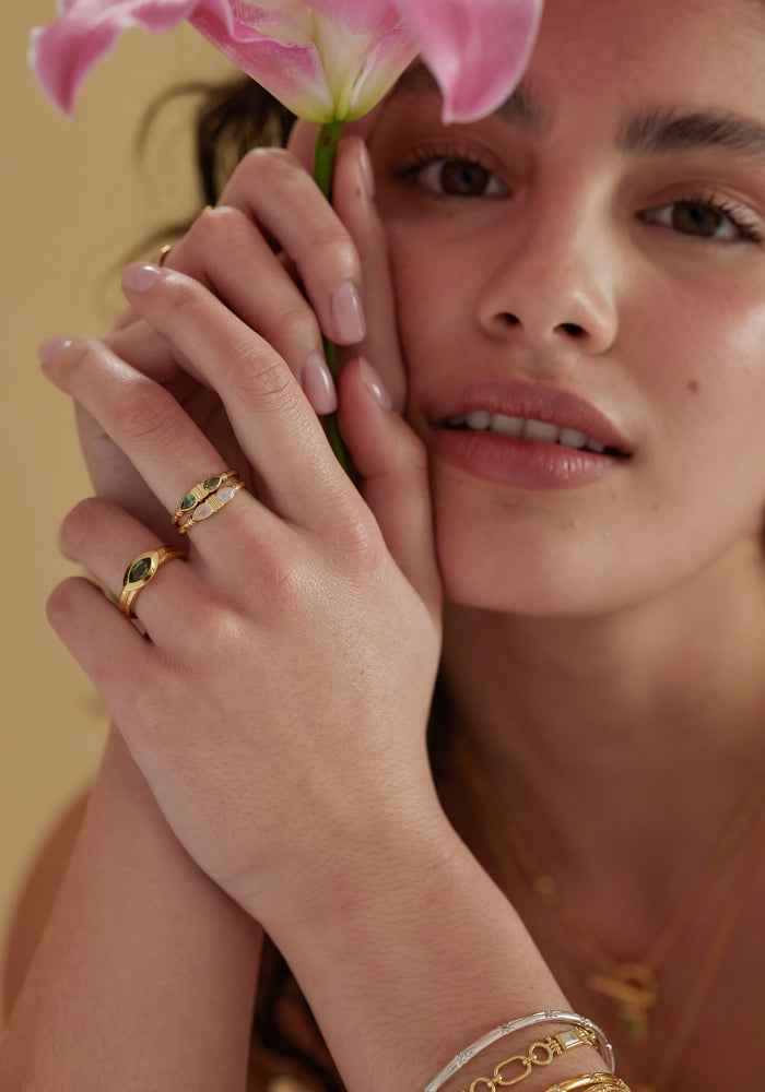 TONI MAY EDEN RING - APATITE/GOLD